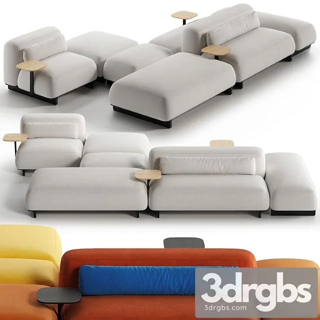 Arper Ralik Modular Sofa 3D Model Download Arper Ralik Modular Sofa 3D Model Download