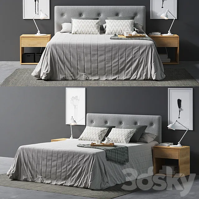 Arran bed 3DModel Arran bed 3DModel