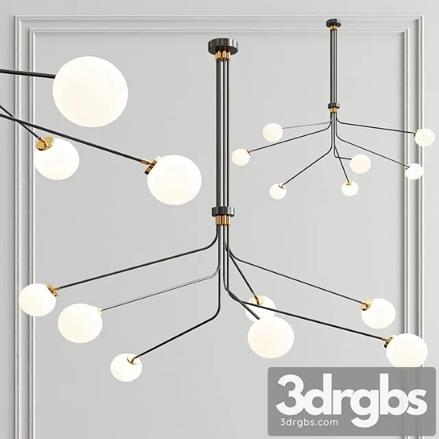 Array Opal Extended Pendant 3D Model Download Array Opal Extended Pendant 3D Model Download