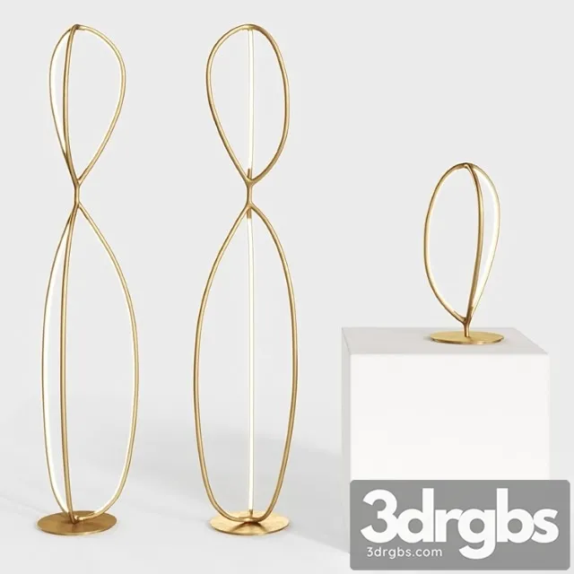 Arrival floor and table lamps 3D Model Download