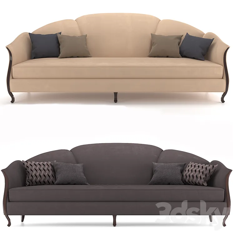 Arrondie Christopher Guy sofa 3D Model Free Download Arrondie Christopher Guy sofa 3D Model Free Download