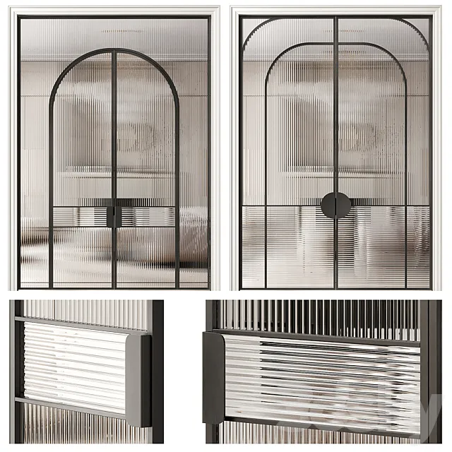 Art deco doors 1 3D Model