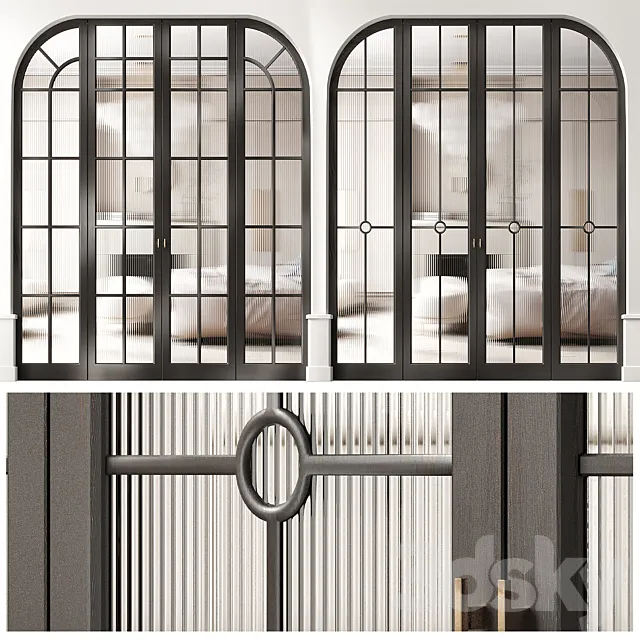 Art deco doors 4 3D Model