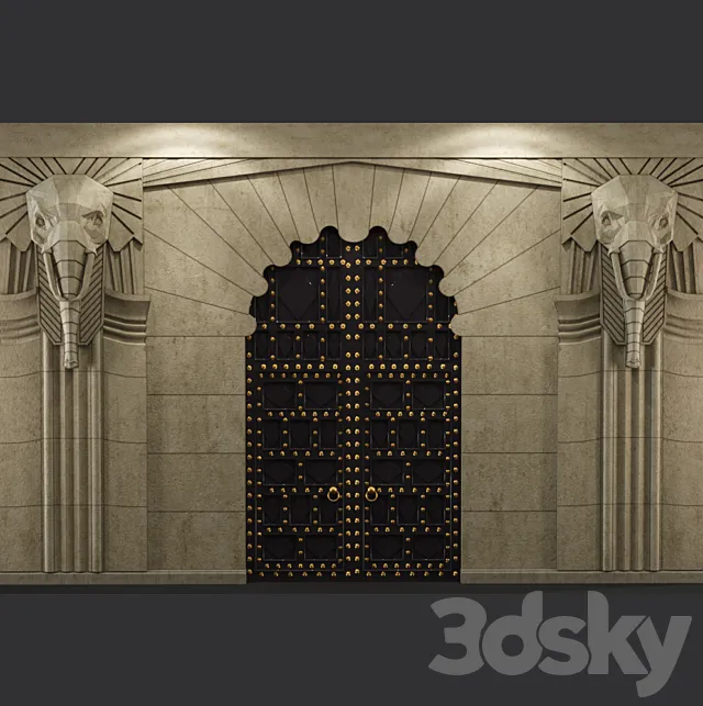 Art Deco Elephant 3DModel