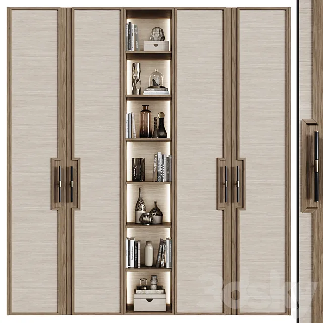 Art Deco Wardrobe 17 3D Model