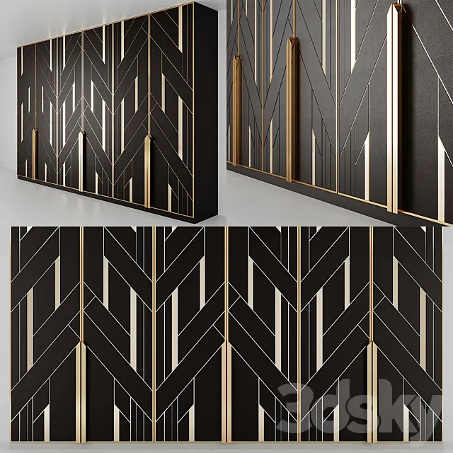 Art Deco wardrobe 3DModel