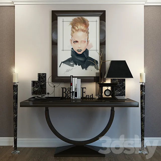 Art decor decorative set 3DModel