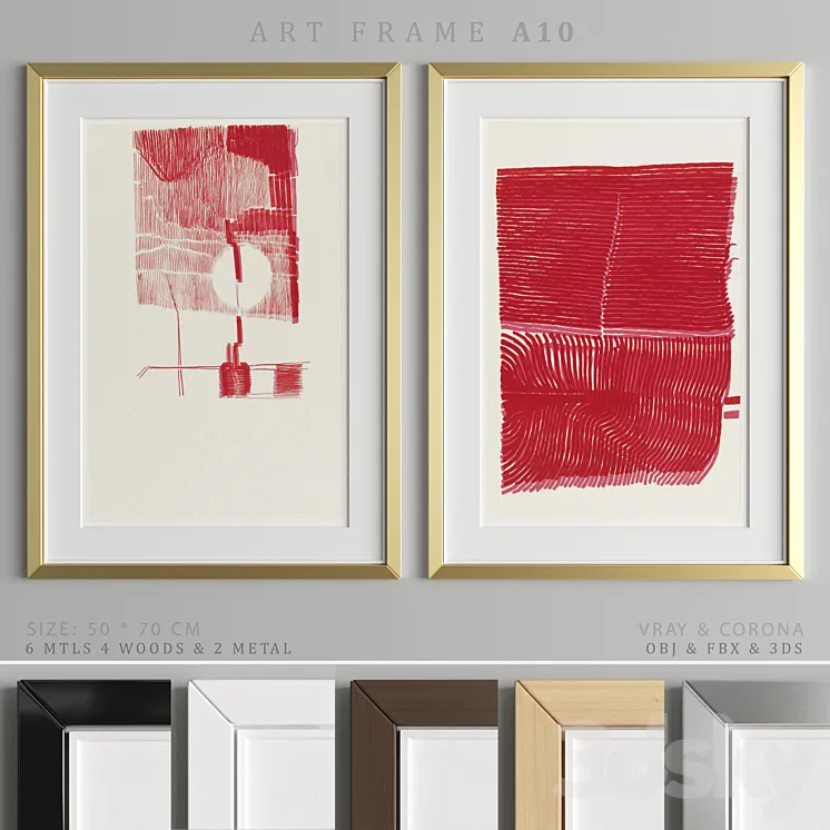 Art Frame A10 3D Model Free Download