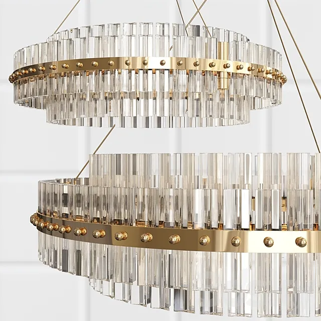 Art Luxury chandelier 9 3D Model Art Luxury chandelier 9 3D Model