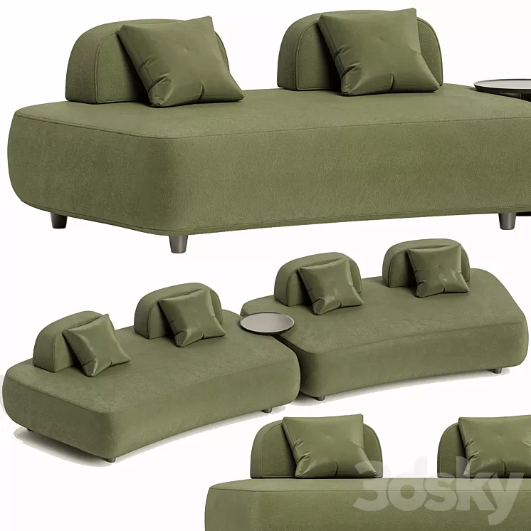 Art Nova – Curve Sofa 3D Model