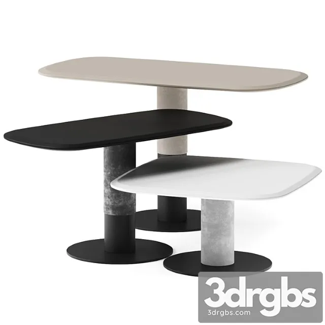 Art Nova Dynamic Coffee Tables 3D Model Download