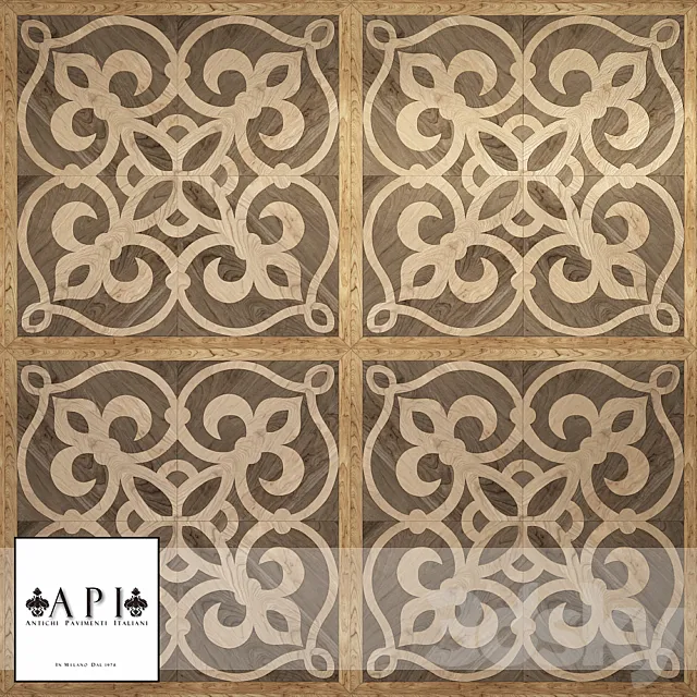 Art parquet 3 3D Model Art parquet 3 3D Model