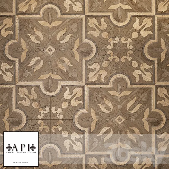 Art parquet 3D Model Art parquet 3D Model