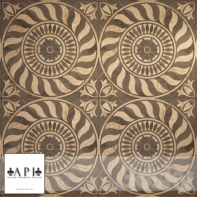 Art parquet 4 3D Model Art parquet 4 3D Model