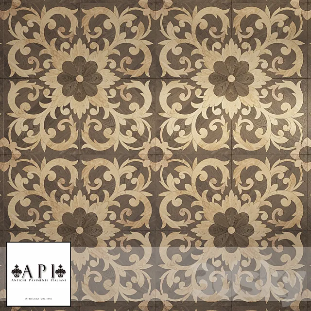 Art parquet 5 3D Model Art parquet 5 3D Model