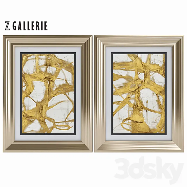 Art positive flow 3D Model Art positive flow 3D Model