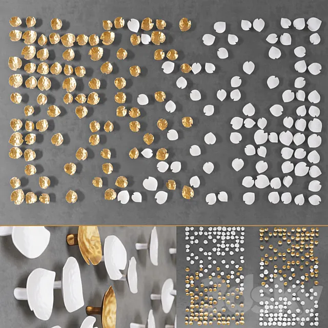 Art sculpture Calla lily _ set 5 3DModel Art sculpture Calla lily _ set 5 3DModel