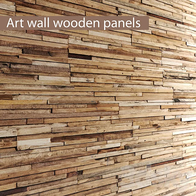 ART wall of boards. panel from boards. wooden decor. boards. wooden wall. panel. slats 3DModel ART wall of boards. panel from boards. wooden decor. boards. wooden wall. panel. slats 3DModel