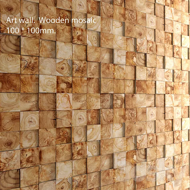 Art wall. Wooden mosaic wall decor plank panels wooden decor boards wooden wall panel timber bars 3D Model Art wall. Wooden mosaic wall decor plank panels wooden decor boards wooden wall panel timber bars 3D Model