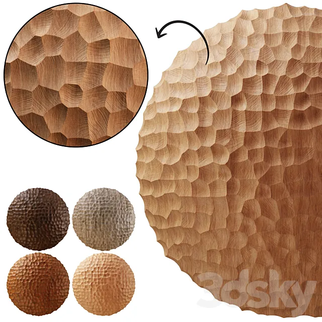 Art Wood 04 (Seamless) 3D Model