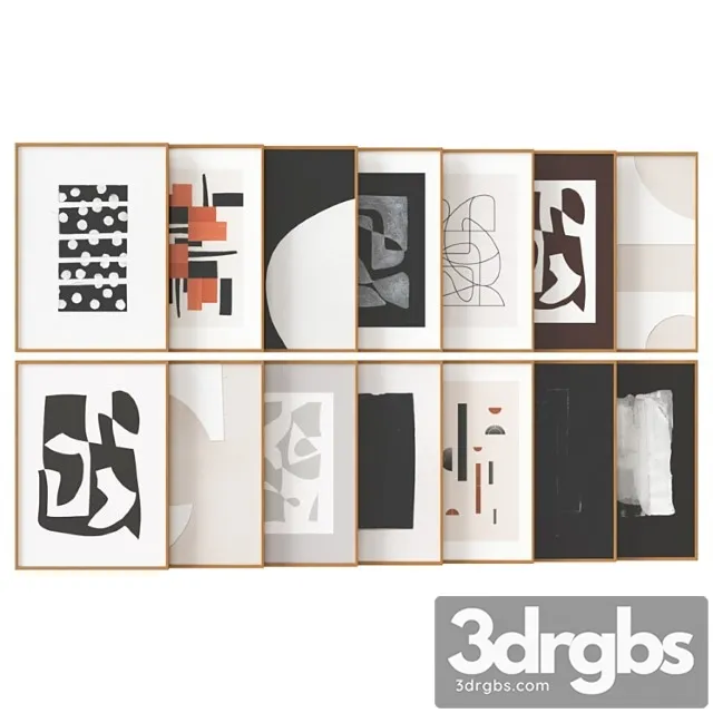 Art work set 04 3D Model Download Art work set 04 3D Model Download