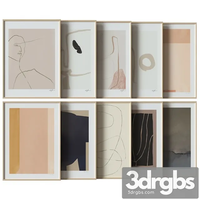 Art work set 10 3D Model Download Art work set 10 3D Model Download