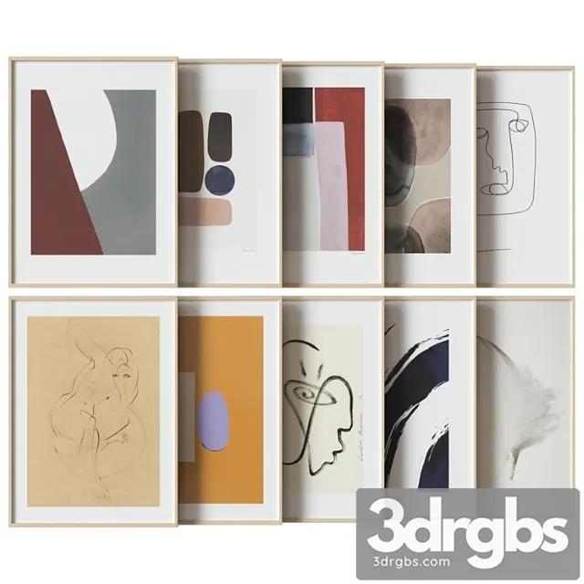 Art work set 21 3D Model Download Art work set 21 3D Model Download