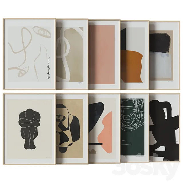 art work set_11 3DModel art work set_11 3DModel