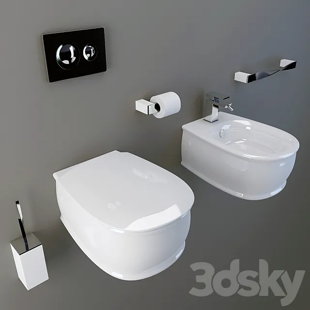 ArtCeram_Azuley_AZB001_AZV001 3DModel