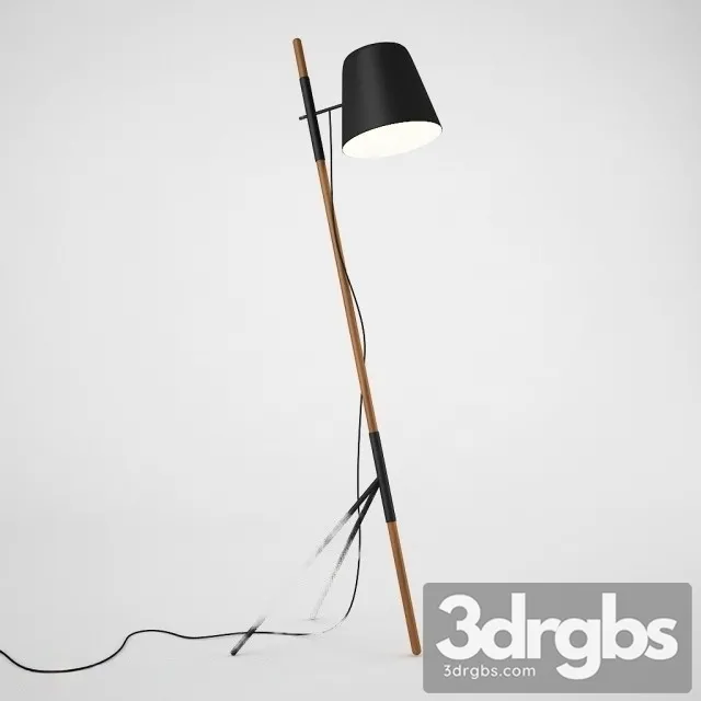 Artdelight Sleek Floor Lamp 3D Model Download