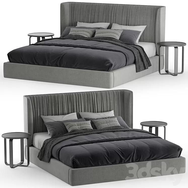 Arte Brotto PRINCIPE bed 3D Model Free Download