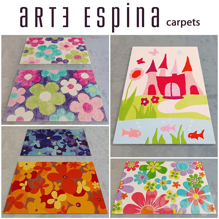 Arte Espina carpets 3D Model