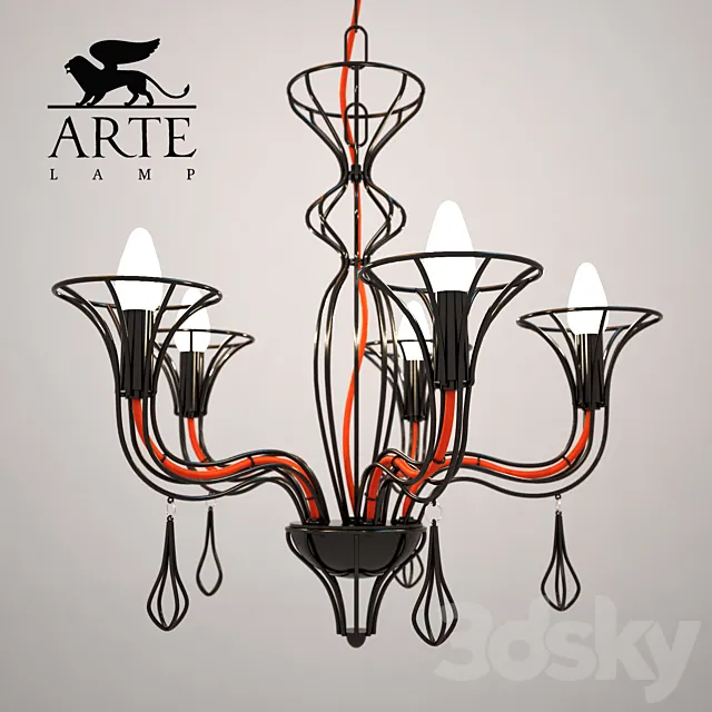 Arte lamp A3225LM-5BK 3DModel Arte lamp A3225LM-5BK 3DModel