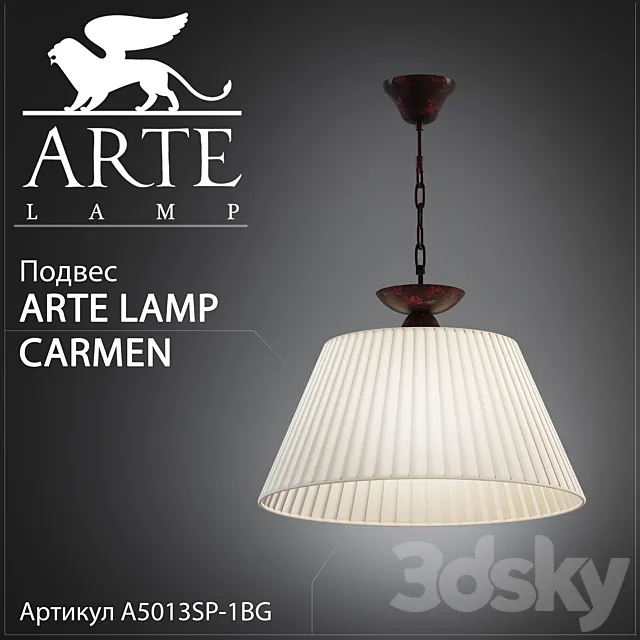 Arte Lamp Carmen A5013SP-1BG 3DModel Arte Lamp Carmen A5013SP-1BG 3DModel