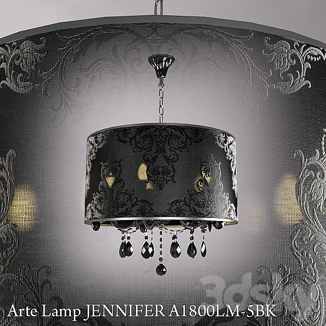 Arte Lamp JENNIFER A1800LM-5BK 3DModel Arte Lamp JENNIFER A1800LM-5BK 3DModel