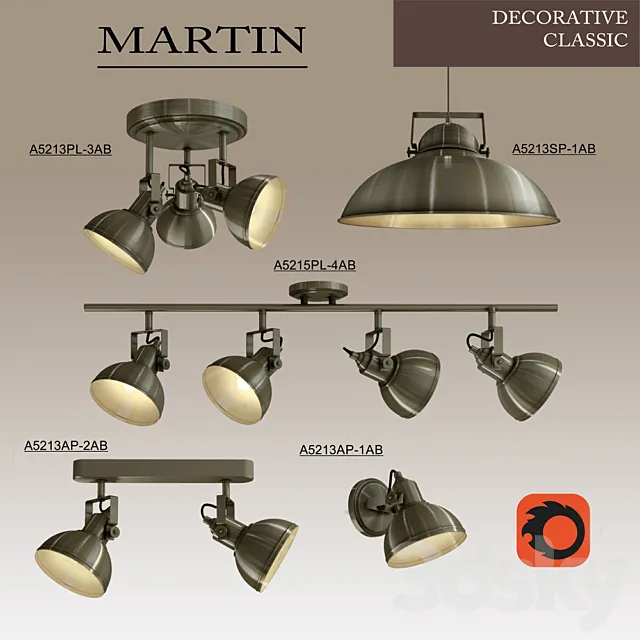 Arte Lamp – Martin 3D Model