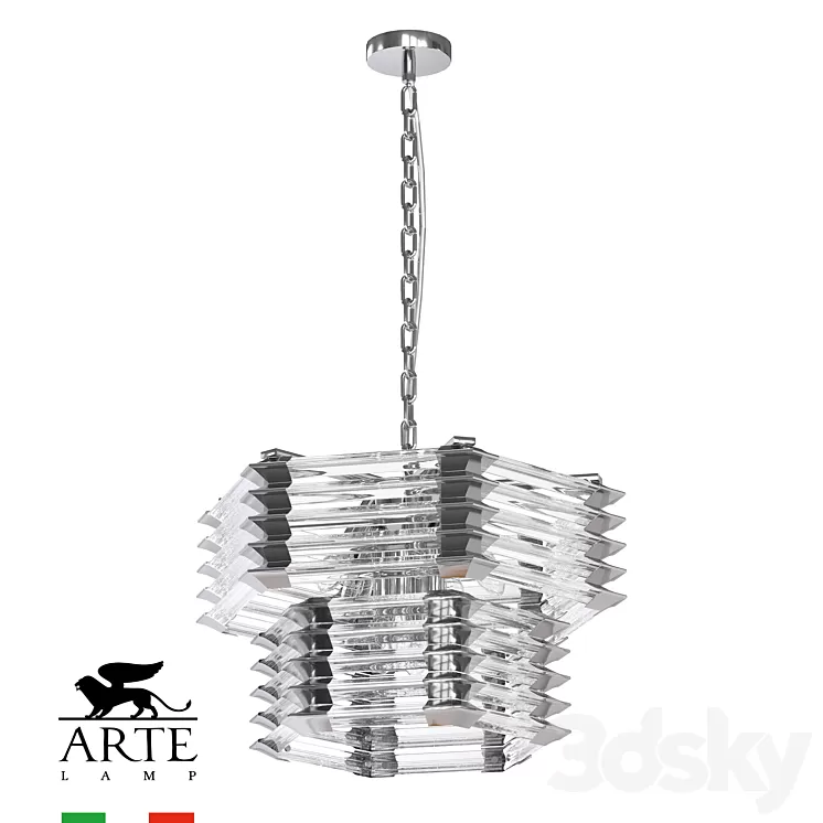 ARTE Lamp OM A1059SP-9CC 3D Model ARTE Lamp OM A1059SP-9CC 3D Model