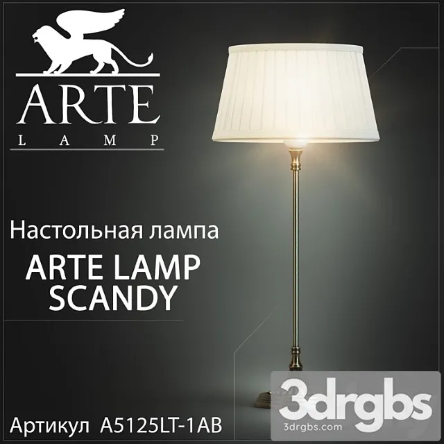 arte lamp scandy a5125lt-1ab 3D Model Download