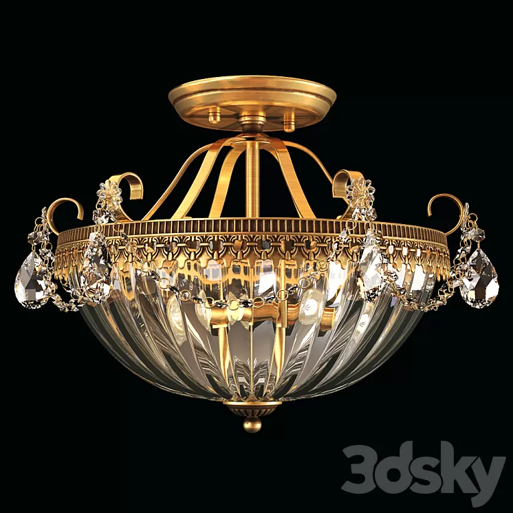 Arte Lamp Schelenberg A4410PL-3SR 3D Model