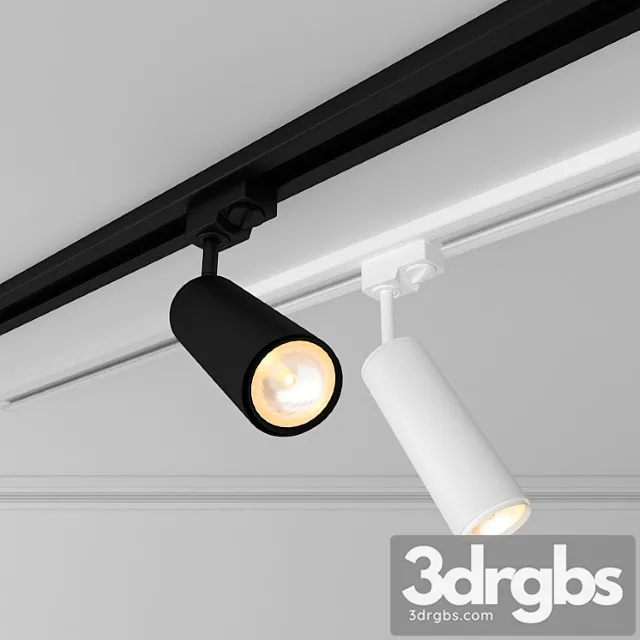 Arte lamp track lights a1412pl-1wh 3D Model Download
