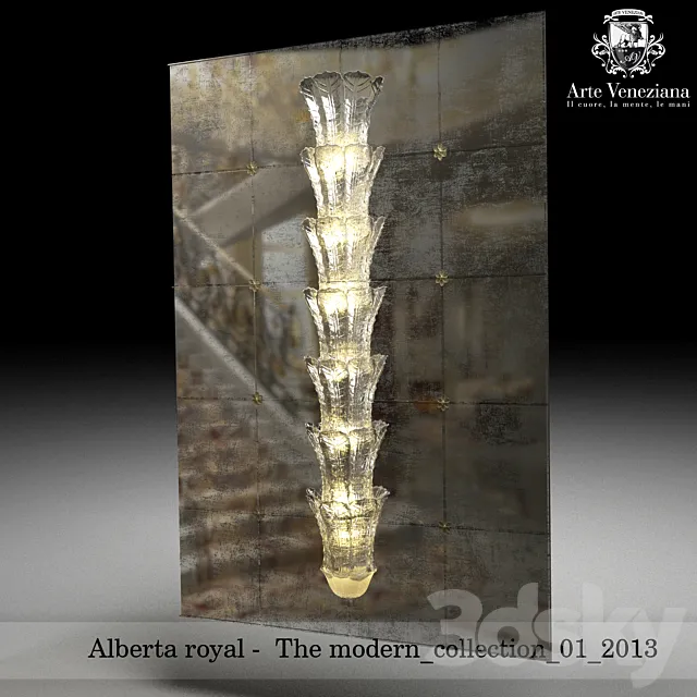 Arte Veneziana wall lamp AD82-14 3DModel