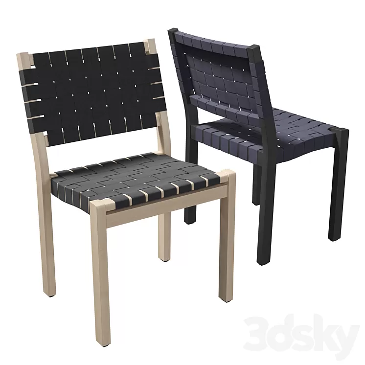 Artek – Chair 611 3D Model Artek – Chair 611 3D Model