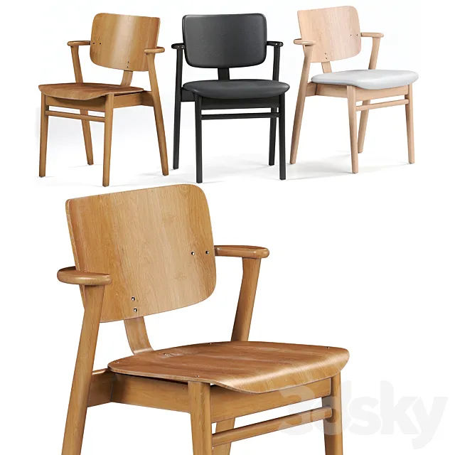 Artek Domus Chair 3D Model