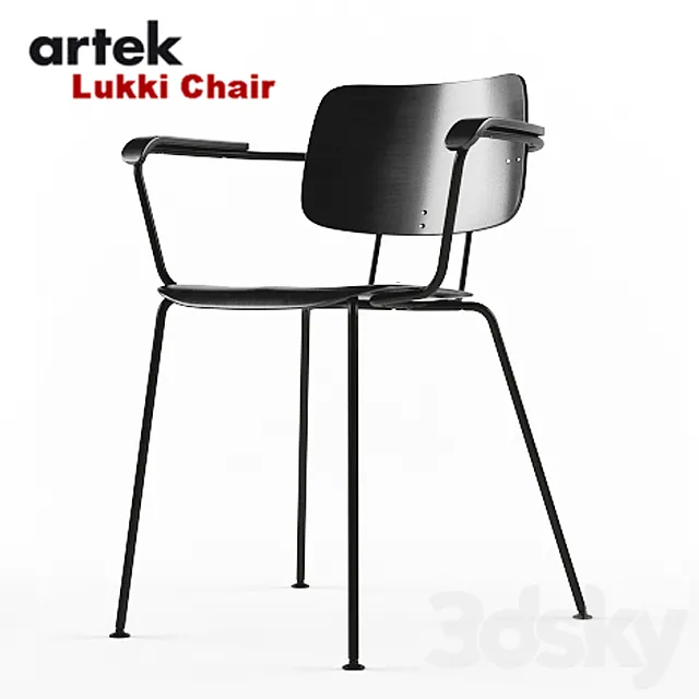 Artek Lukki Chair 3D Model