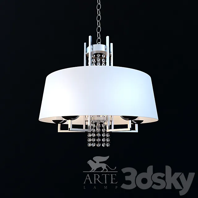 ArteLamp Padova A9490SP-5CC 3D Model ArteLamp Padova A9490SP-5CC 3D Model