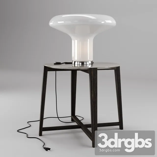 Artemide Lesbo Table Lamp 3D Model Download