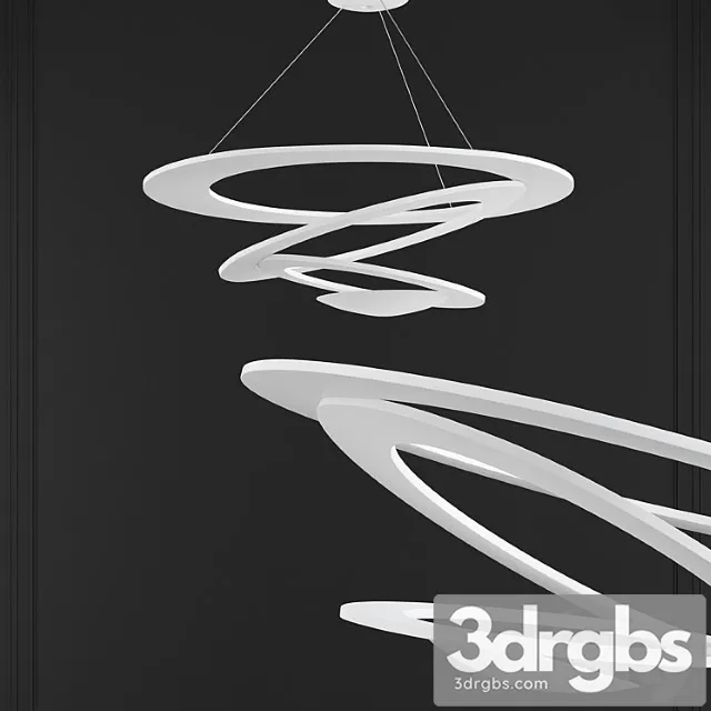 Artemide Pirce Pendant Lamp 3D Model Download Artemide Pirce Pendant Lamp 3D Model Download