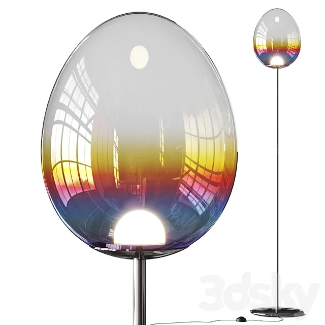 Artemide Stellar Nebula Floor Lamp 3D Model Artemide Stellar Nebula Floor Lamp 3D Model