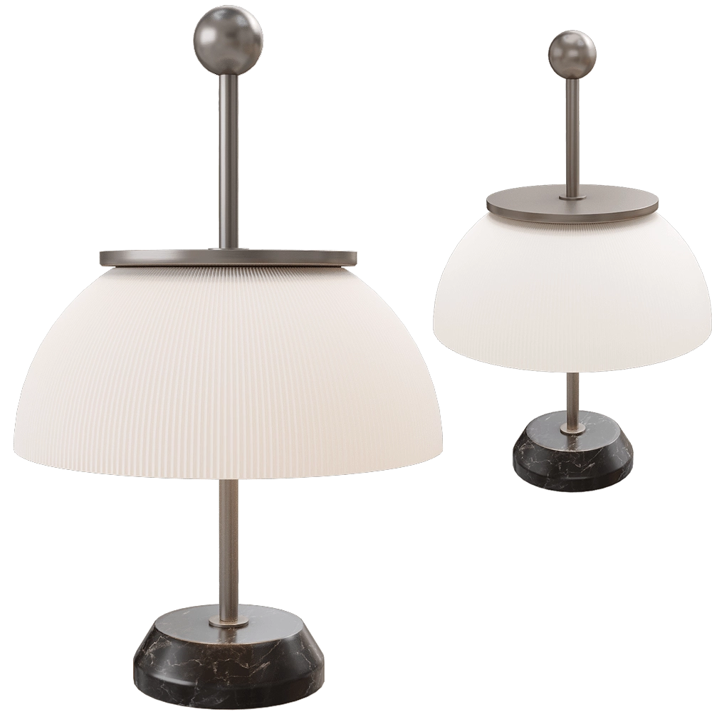 Artemide – Table lamp Alfa 3D Model Artemide – Table lamp Alfa 3D Model