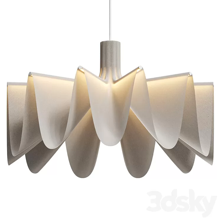 Artemide Veil Coated Pendant Lamp 3D Model Free Download